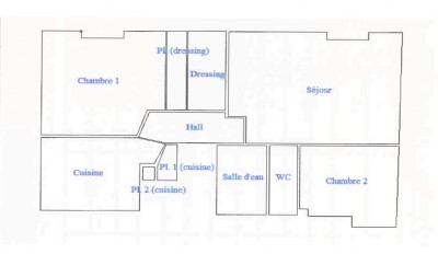 Vente Appartement T3 - 13007 - Quartier St Victor / Roucas - dernier étage,cuisine équipée, calme ...
