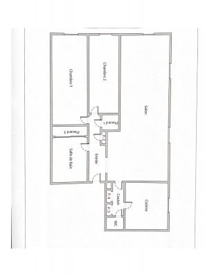 Vente Appartement T3 13007 - MARSEILLE 07 , Quartier Saint Victor , Ancien, cheminée, beaux volumes, à rénover ...