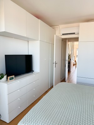 Vente Appartement T2 13007 - MARSEILLE 07 , Quartier Saint Victor , rénové, vue dégagée, cuisine équipée, balcon, climatisation...